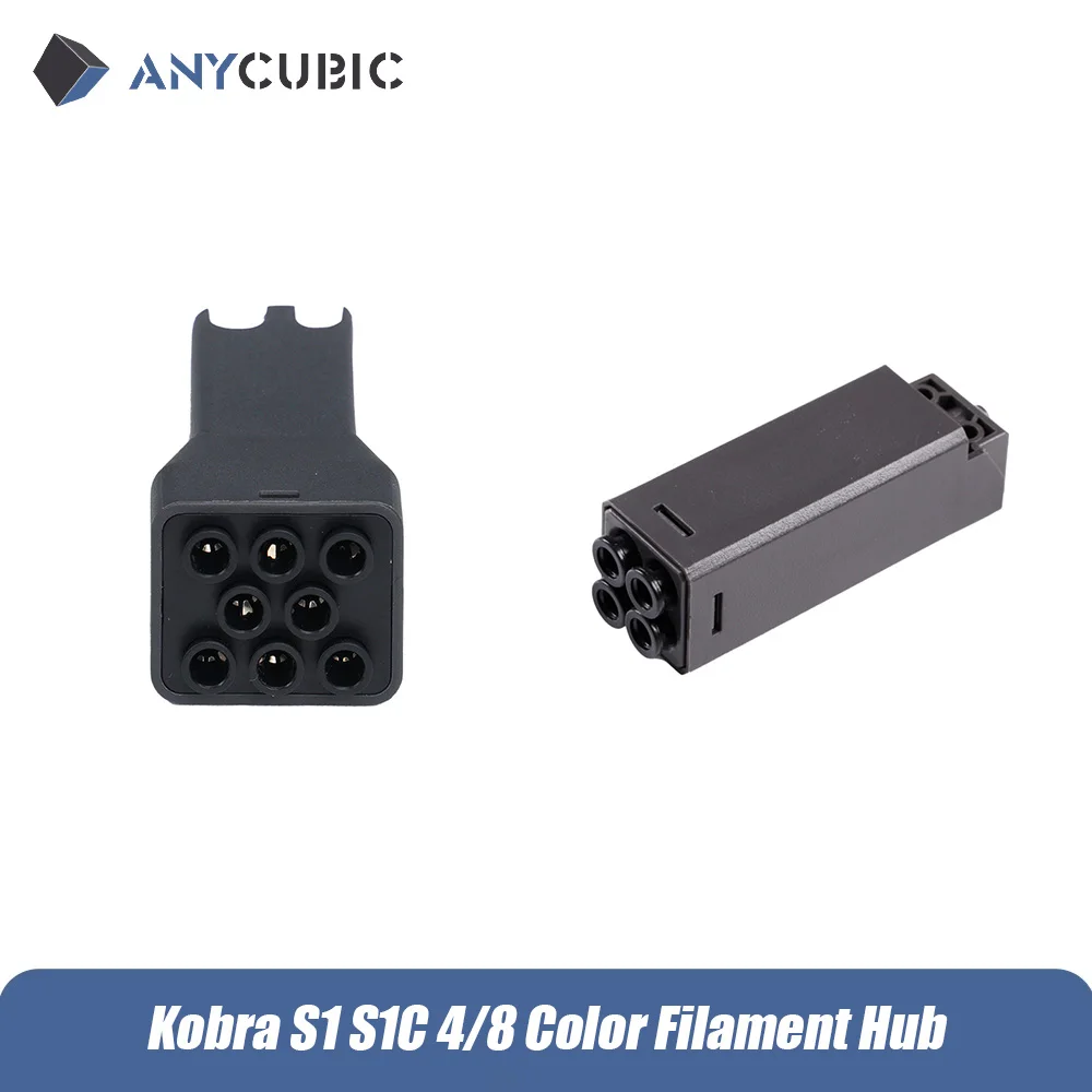 ANYCUBIC Kobra S1 Kobra S1, accesorios combinados, extrusora Hotend, concentrador de filamento de 8 colores, módulo de detección de retorno de acero con resorte PEI - imagen 3