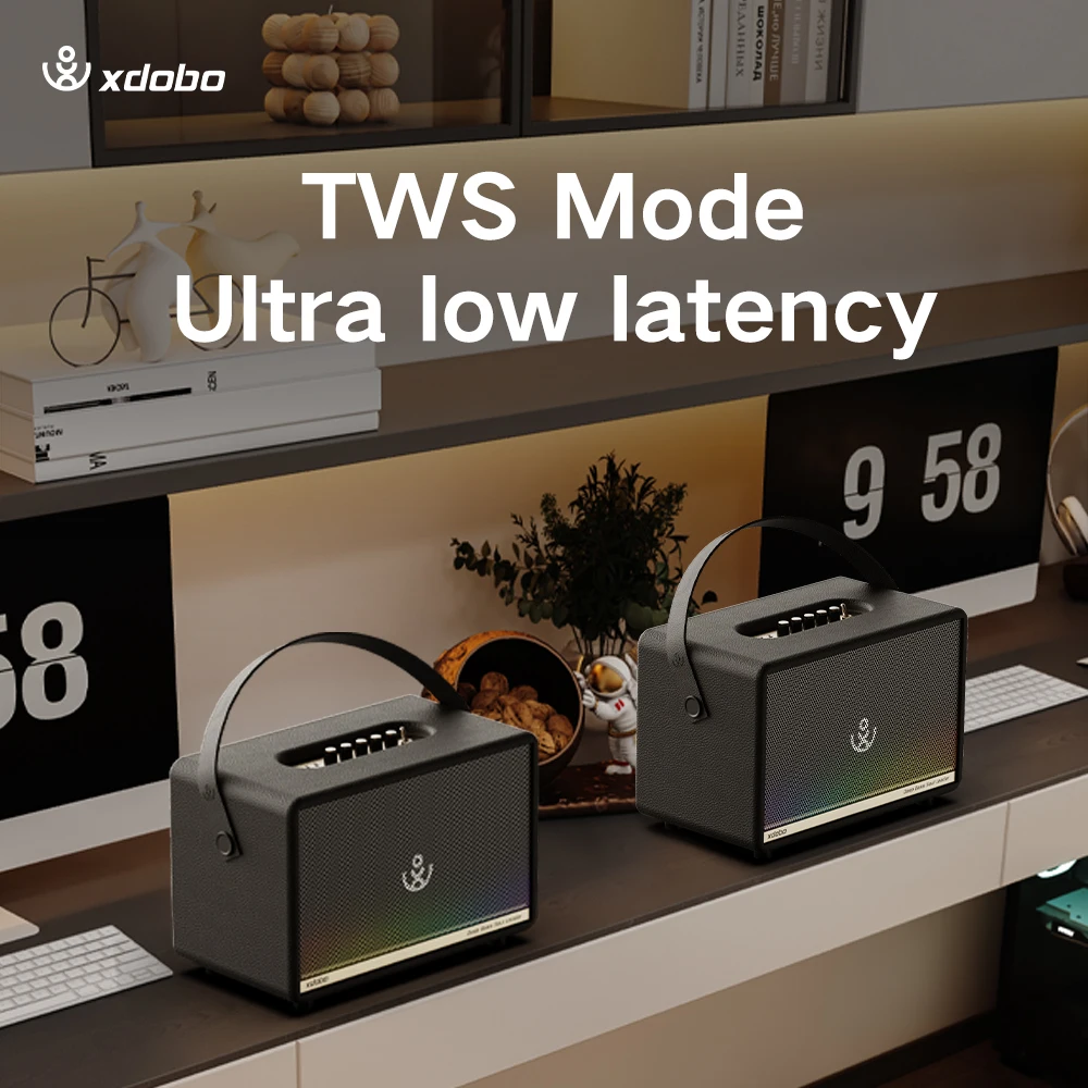 XDOBO Mirage Max 300W Altavoz Bluetooth inalámbrico de alta potencia caja de sonido de Karaoke en casa modo TWS RGB conmutación estéreo bajo Subwoofer - imagen 4