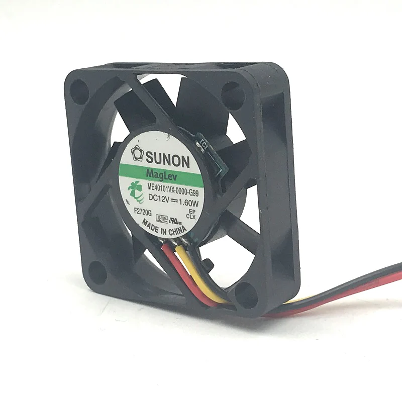 Para Sunon ME40101VX-0000-G99 40mm 4010 40*40*10mm delgado DC12V 1,60 W mini ventilador de refrigeración de caja axial 3-P 8500RPM 9,9 CFM - imagen 3