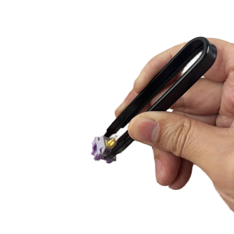 Extractor de teclas Universal de acero inoxidable, extractor de teclas pintado con aerosol colorido, Clip de Metal, eje extractor de llaves de teclado mecánico - imagen 5