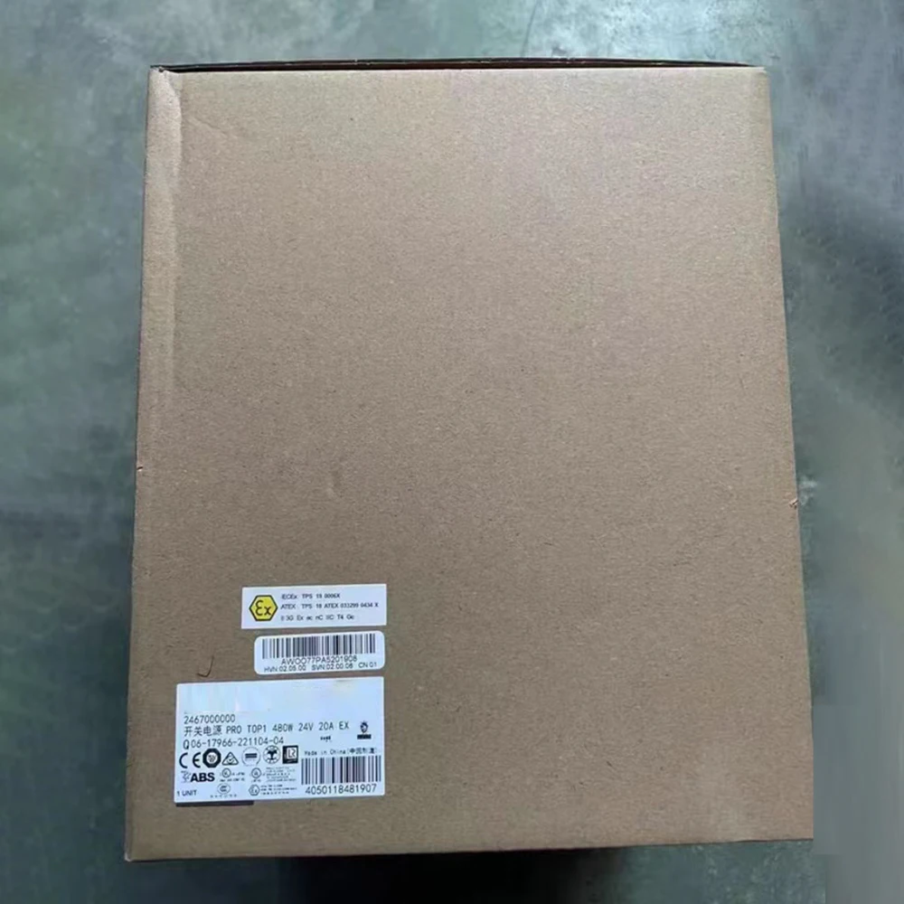 2467000000   Para fuente de alimentación conmutada Weidmuller PRO TOP1 480W 24V 20A EX