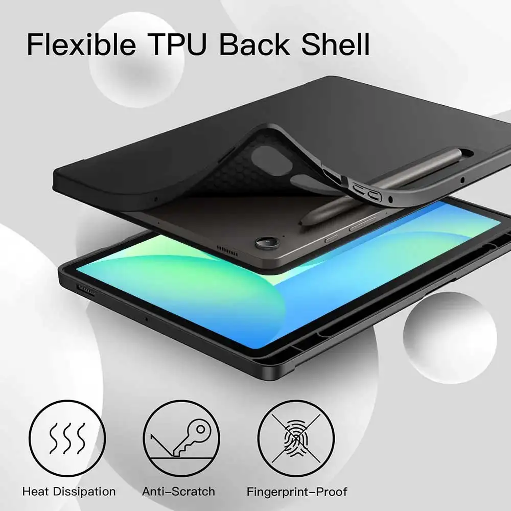 Funda para tabletas Samsung Galaxy Tab A9 A9 Plus S9FE S10 FE(2025) 10,9 pulgadas S8/S7 11 pulgadas S7+/S8+/S9+/S10+ 12,4 pulgadas S6 Lite 10,4 pulgadas - imagen 4