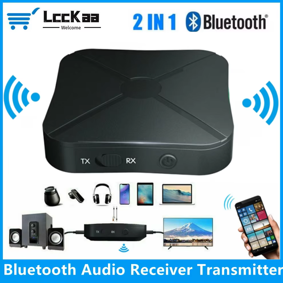 Transmisor receptor de Audio 2 en 1 Bluetooth 5,0 RCA 3,5 MM AUX Jack USB Dongle adaptadores inalámbricos estéreo para coche TV PC auriculares