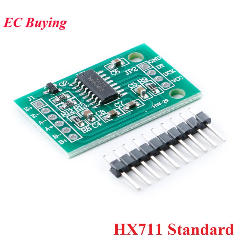 Módulo Ad HX711, Sensor de presión de pesaje TM7711, balanza electrónica de celda de carga A/D de precisión de 24 bits de doble canal para Arduino, 1-10 Uds. - imagen 4
