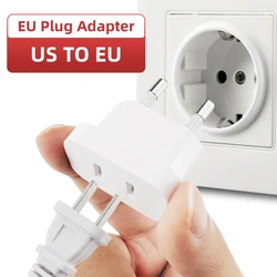 Adaptador Enchufe USA Europa Viaje – 4,0/4,8mm