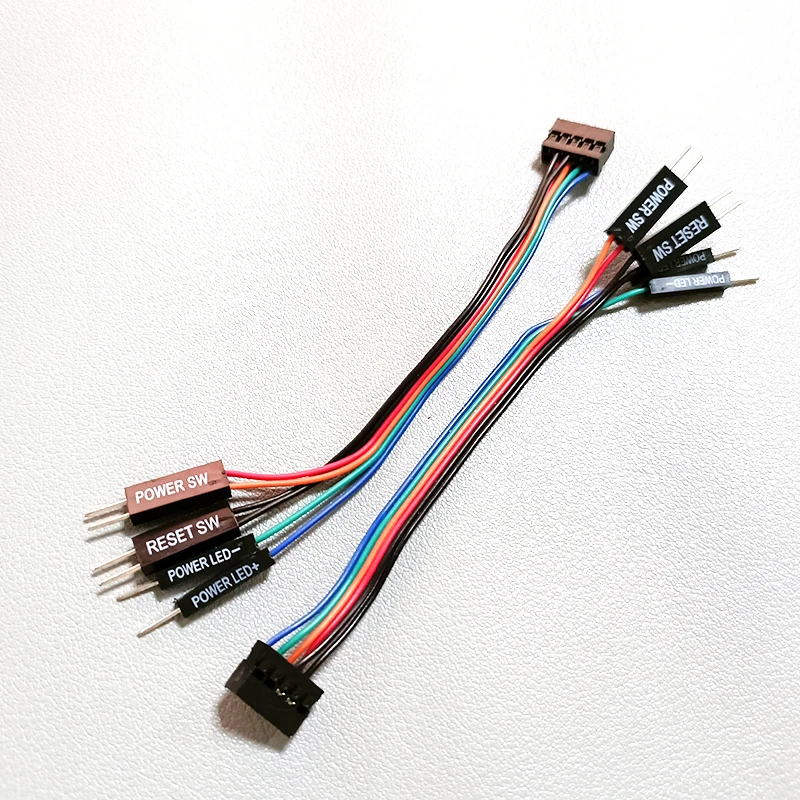Cable de reinicio de energía SW Switch HDD LED para placa base lenovo, 2,0 MM, 9 pines a 2,54 MM, 6 pines - imagen 2