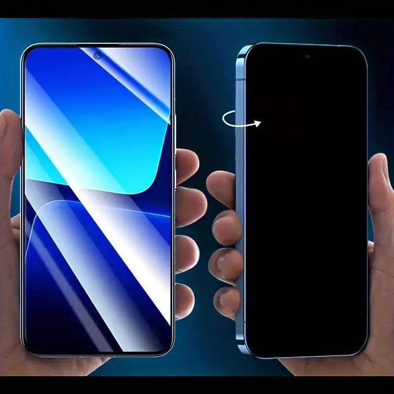 Protector de pantalla de privacidad 4 en 1 con película de lente de cámara adecuado para iPhone 17 16 15 14 13 12 11 Pro Max 16e 15 14Plus vidrio - imagen 2