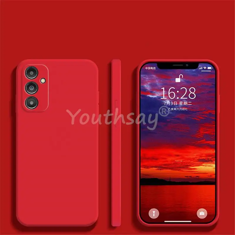 Para Samsung Galaxy A16 funda Samsung A17 A16 A15 A14 A55 A06 A04 A04S A04E A24 A54 A34 A05 cubierta de silicona Protector liso de goma - imagen 5