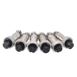 Conector GX12 Hembra Multipin 2-7 Pines