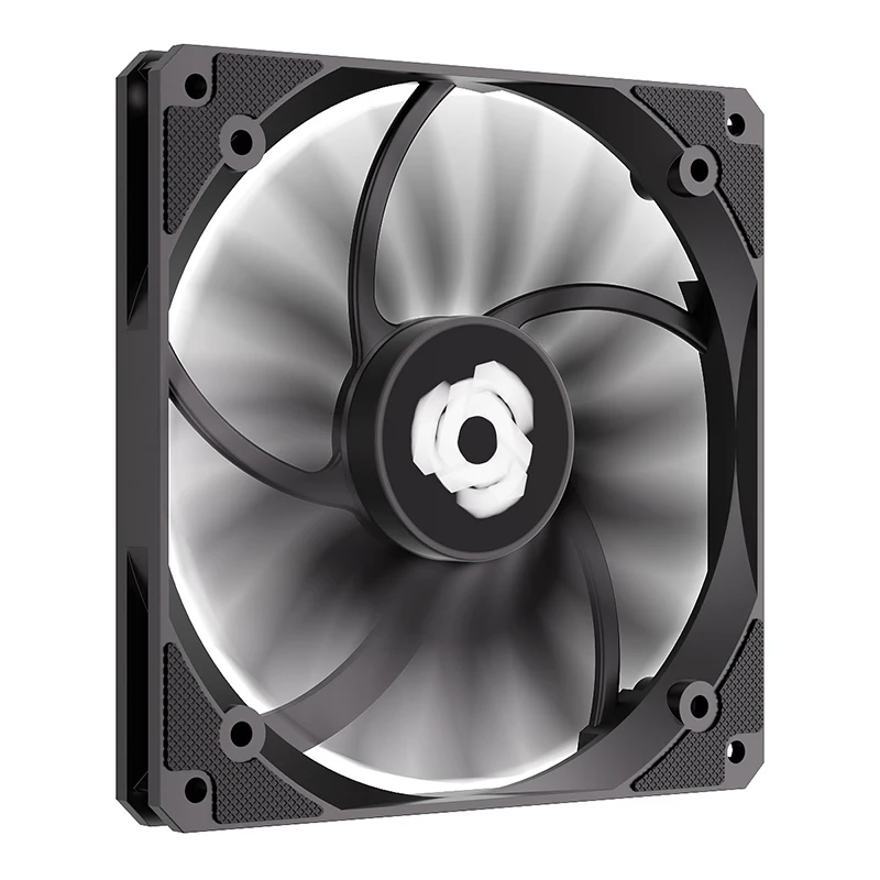 TEUCER UT-14015 Ventilador de refrigeración para PC de 140 mm, PWM 300-1100 RPM, 15 aspas, equipado con rodamiento FDB, ventilador con caja ITX de gran volumen de aire de 14 cm - imagen 2