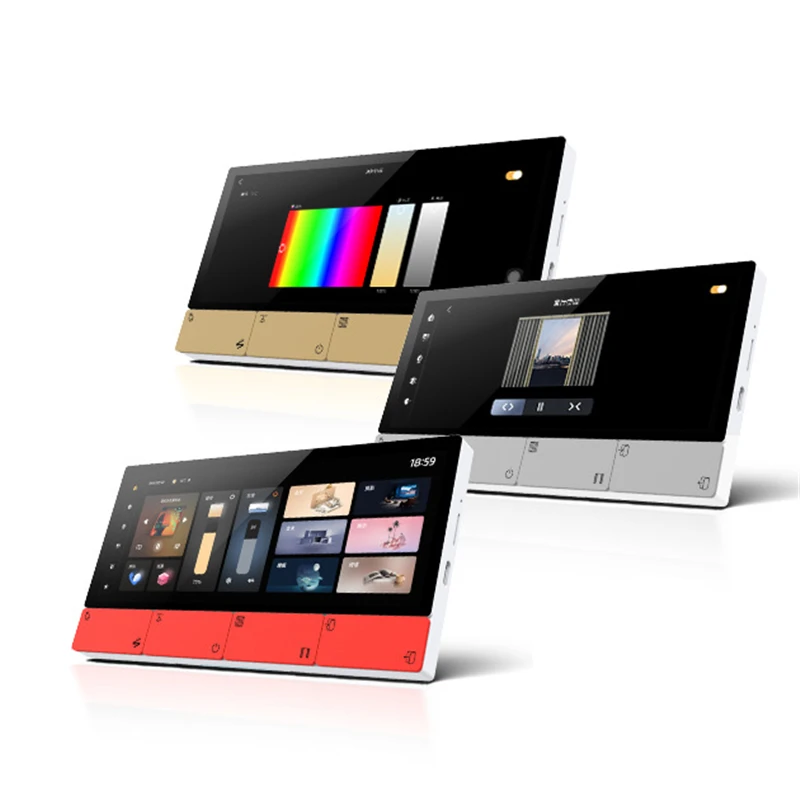 Pantalla de control Central multifuncional para hogar inteligente TUYA de 6,2 pulgadas, puerta de enlace ZIGBEE, sistema amplificador de pared de audio infrarrojo IR Android11 - imagen 5