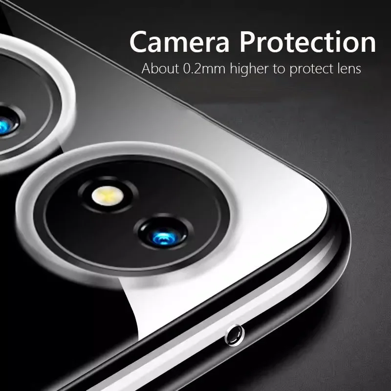 Funda transparente de TPU para Honor X7b, carcasa fina y suave translúcida, 5G - imagen 4