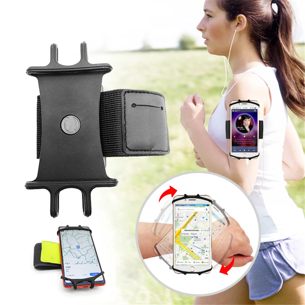 Brazalete deportivo Universal para correr, bicicleta, ciclismo, gimnasio, bolsa para brazo, pulsera, soporte para teléfono móvil, funda para Xiaomi iPhone Samsung - imagen 2