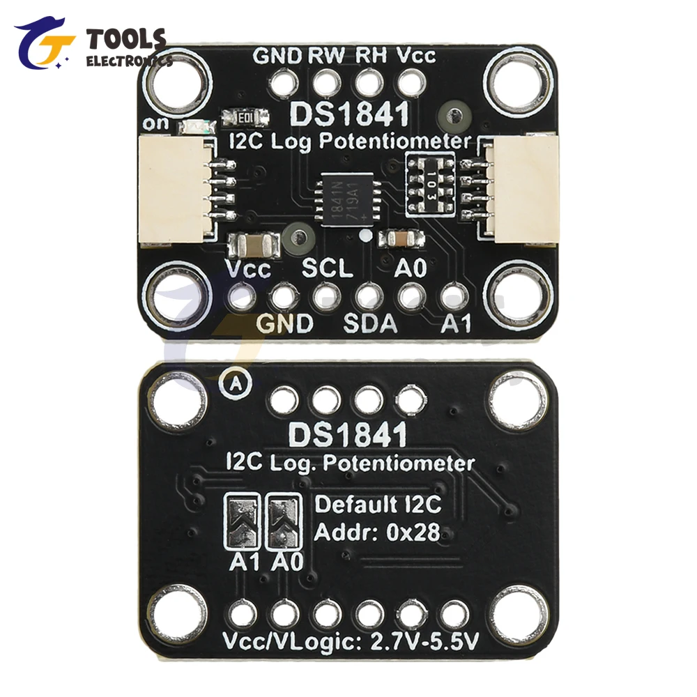 Placa de distribución de potenciómetro digital DS1841 I2C con pinucción Compatible con STEMMA QT Qwiic - imagen 4