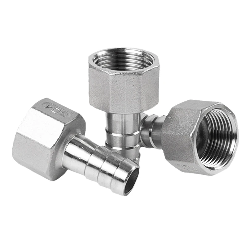 Accesorio de rosca interior de manguera Flexible, acero inoxidable 304 1/8 "1/4" 3/8 "1/2" BSP, accesorio reductor de tubo de piel de rosca interior - imagen 5