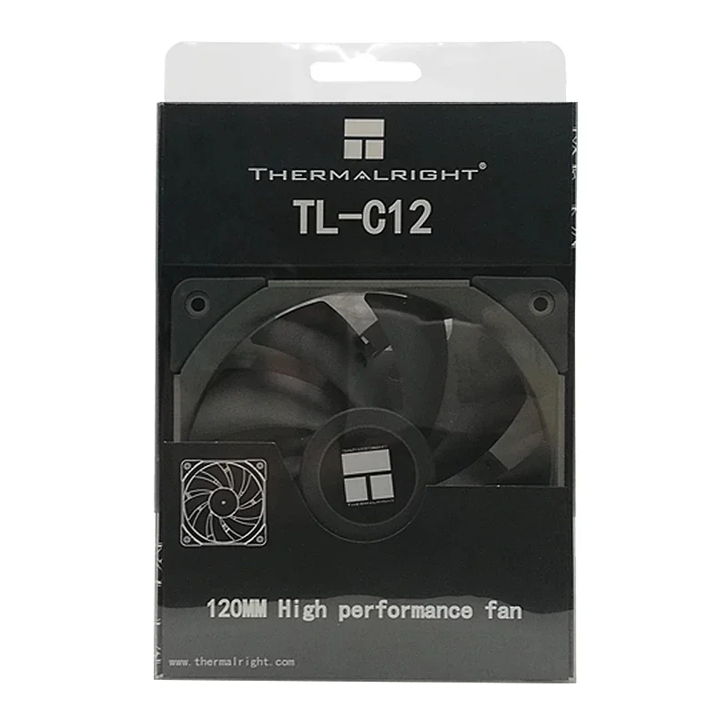 Thermalright 120mm PWM ventiladores de refrigeración de caja de PC 12cm, radiador enfriador de CPU 1500RM sistema de disipación de calor refrigerado por aire negro/blancoTL-C12 - imagen 5