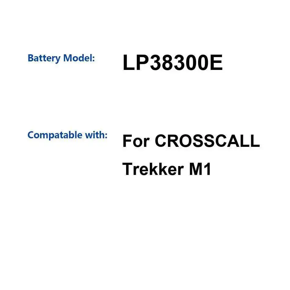 LP38300E 3000Mah para Crosscall Trekker M1 batería ligera de potencia confiable para teléfono móvil