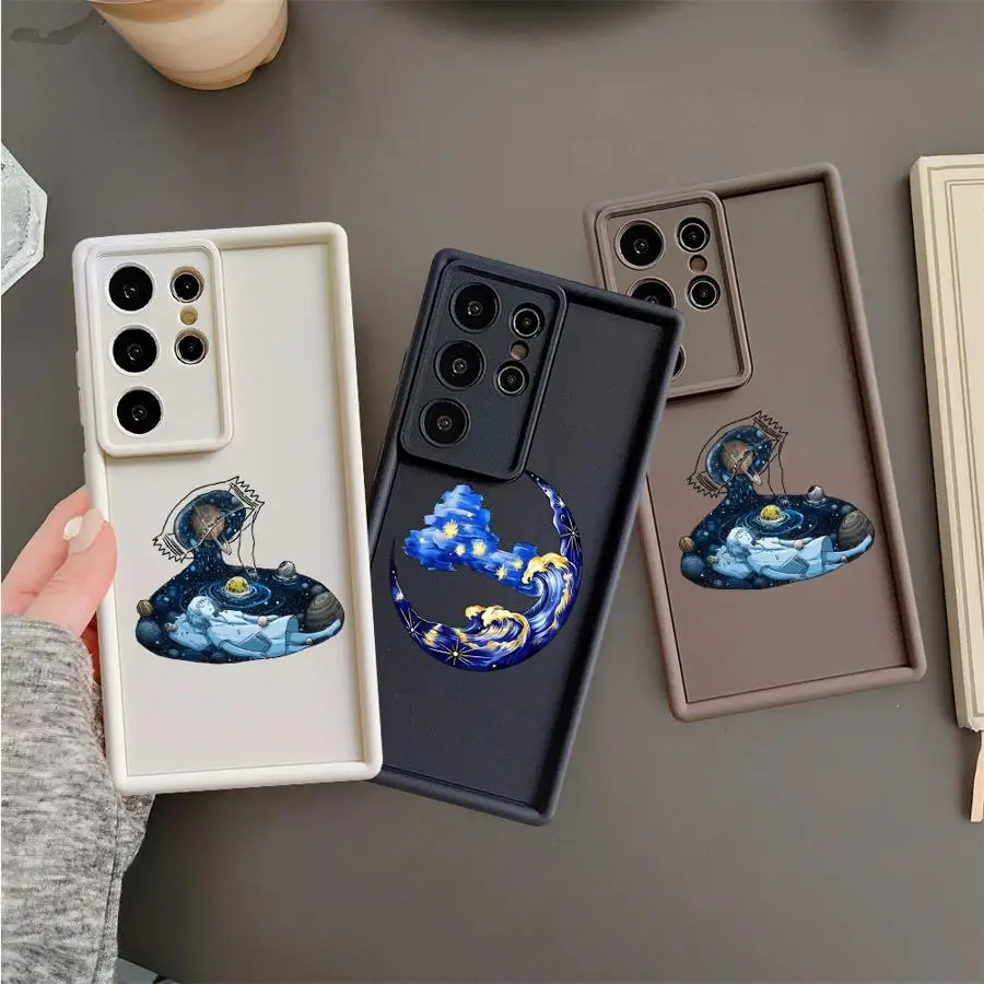 Funda suave de TPU para Samsung Galaxy S25 Note 20 Ultra S21 S20 S22 S24 FE S23 Plus S25 Ultra S23 S24 Van Gogh Creatividad Cool - imagen 5