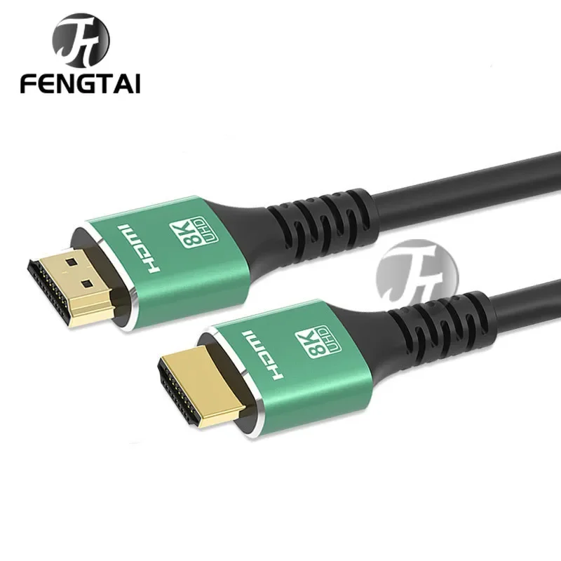 Cable FT Ethernet 10M HDMI 2,1, Cable HDMI 8K 60Hz 4K 120Hz 48Gbps EARC ARC HDCP Ultra alta velocidad HDR para Cable de vídeo RTX PC - imagen 2