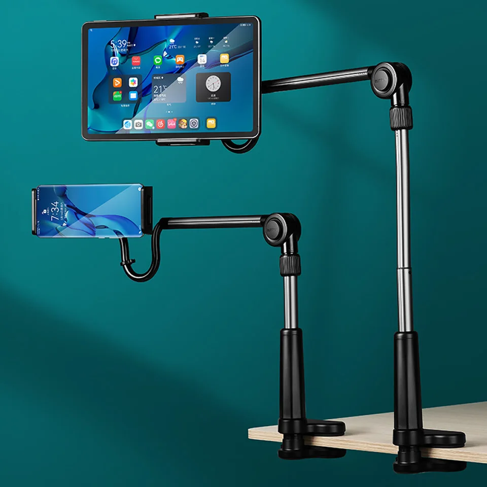 Soporte Brazo Largo Ajustable para Tablet y Móvil – 4 a 13 Pulgadas - imagen 4