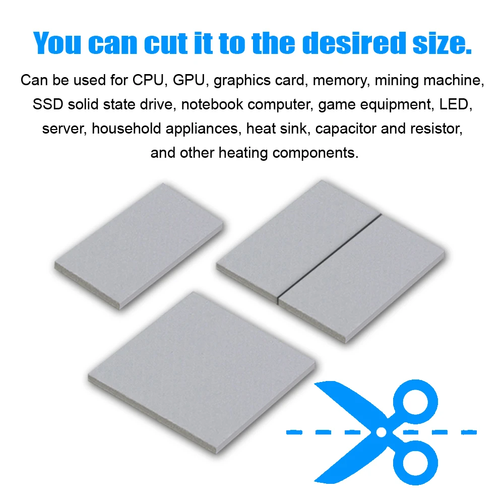 Upsiren-almohadilla de silicona conductora de refrigeración para CPU, disipador térmico Original de alta calidad, Original, auténtico, OEM, 16/18/21 W/M.K GPU - imagen 2