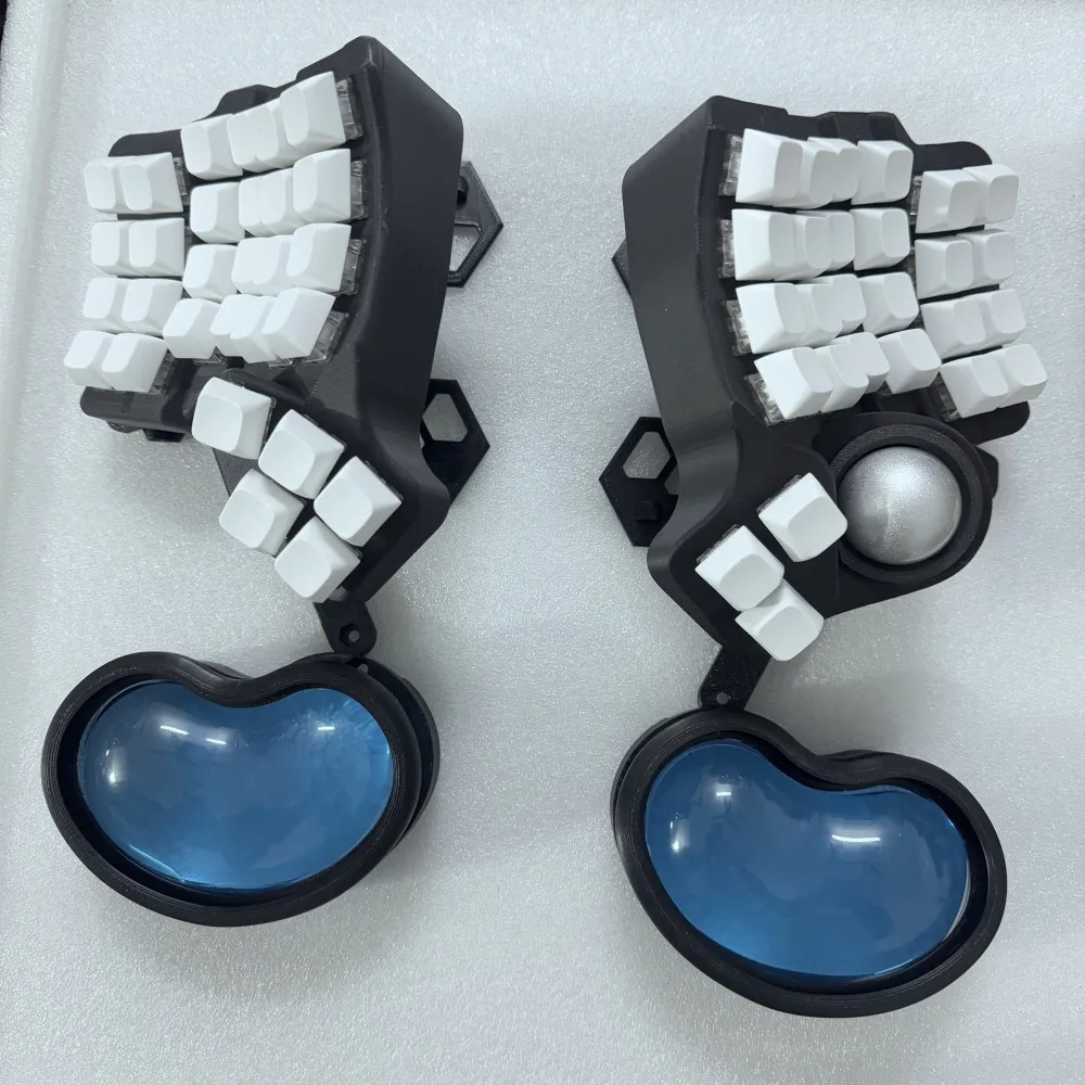 Soporte de teclado dividido Charybdis Plam Rest Teclado inalámbrico Bluetooth de intercambio en caliente personalizado Teclado de modo dual con cable Teclado monomodo para jugadores - imagen 4