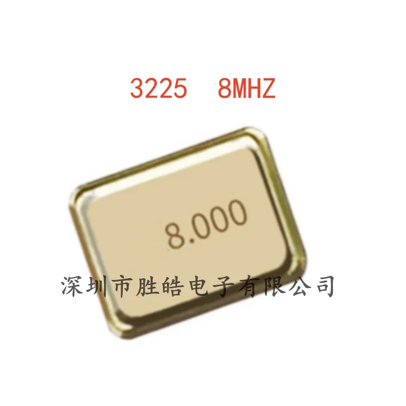 (10 uds) YSX321SL 8M nueva unidad pasiva de cristal de cuarzo 3225 8MHZ YSX321SL 8MHz ± 10ppm X32258MOB4SI 3225 oscilador de cristal