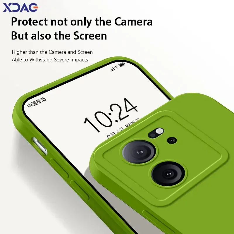 Angel Eyes Liquid Silicone Case for Xiaomi 13 13T Pro Ultra Lite Soft Shockproof Phone Cover Xiaomi13 13Pro 13Ultra 13Lite Funda - imagen 4