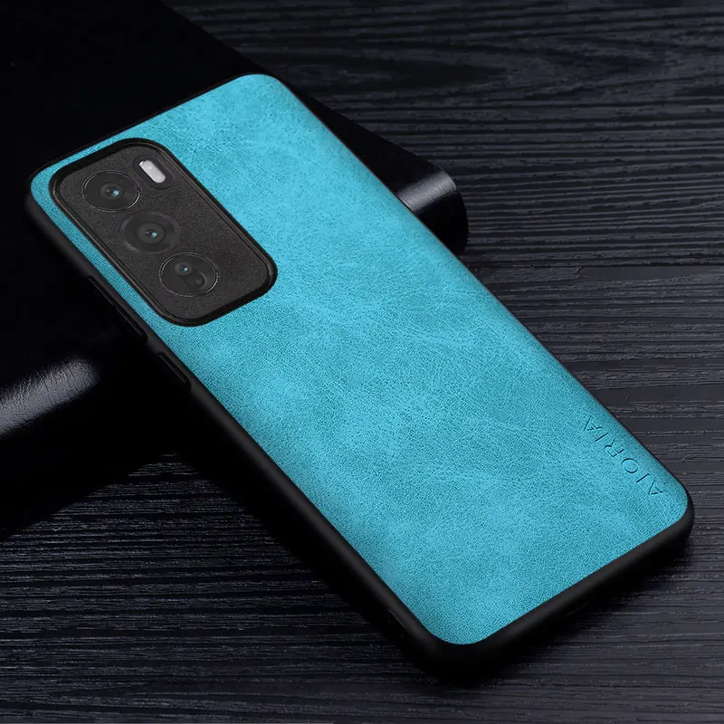 Funda de teléfono de cuero PU Premium para Oppo Reno12 Pro 5G, resistente a los arañazos, Color sólido, funda para Oppo Reno12 F 5G - imagen 3