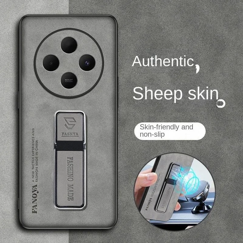 Para Tecno camon 40 pro pova 7 Spark 30 4G 40 pro plus 40c funda de cuero de oveja soporte magnético duro cubierta de teléfono a prueba de golpes
