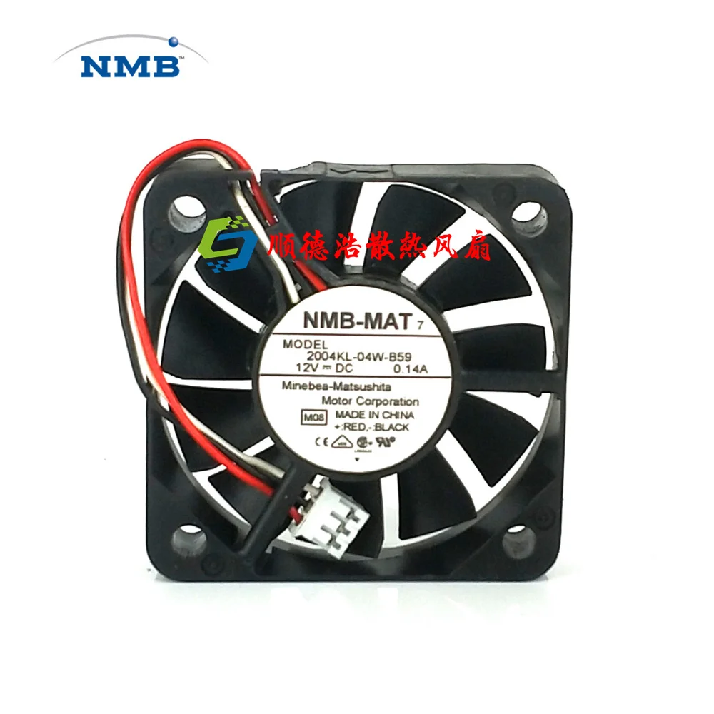 Nuevo y original NMB 5010 12V 0.14A 2004KL-04W-B59/B50 5CM Yaskawa drive fan