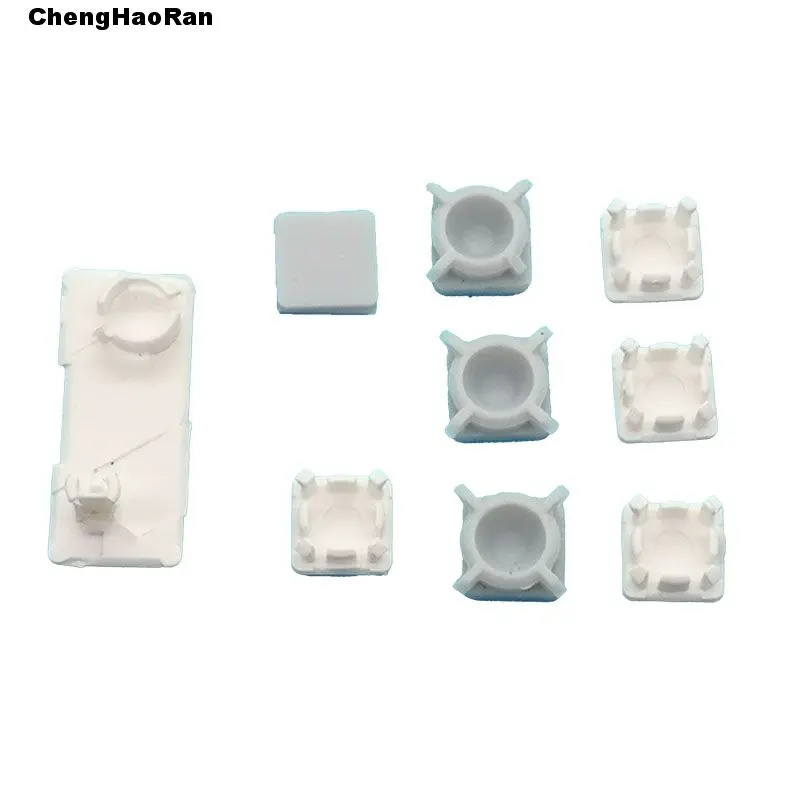 Juego de almohadillas de goma para PS3 Slim 2000 3000, cubierta inferior de silicona, color blanco/Negro, 1 Juego - imagen 3