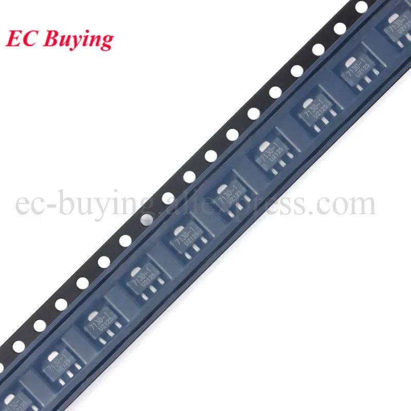 10 unids/lote HT7130-1 SOT-89 HT7130 7130-1 HT7130A-1 SOT89 salida 3V/100mA regulador lineal de caída de bajo voltaje Chip LDO IC - imagen 5