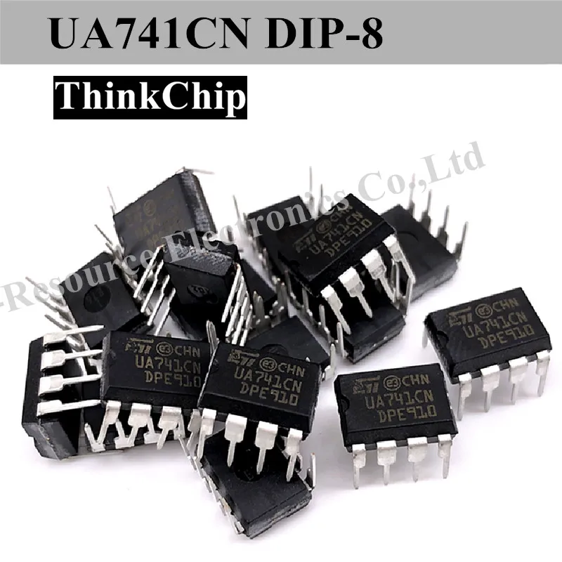 (10 piezas) UA741CN DIP-8 UA741CA UA741CP UA741 DIP amplificador operativo único de uso General - imagen 2
