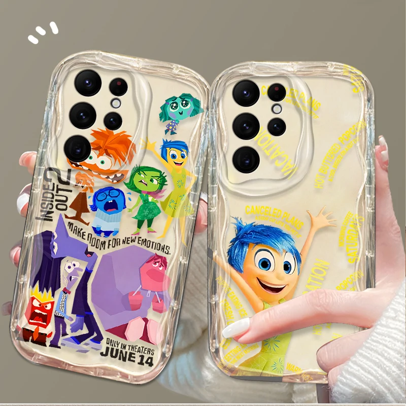 Funda de silicona Inside Out 2 3D Wave para Samsung Galaxy, S24 Ultra, S23, S22 Plus, S21, S20 FE, A25, A55, A35, A15, A16, A05, A05S, A06 - imagen 3