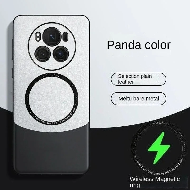 Para Huawei Honor Magic 6 Pro 5 7 8 pro 400 Lite pro funda carga inalámbrica magnética Magsafe a prueba de golpes carcasa colores Funda de cuero