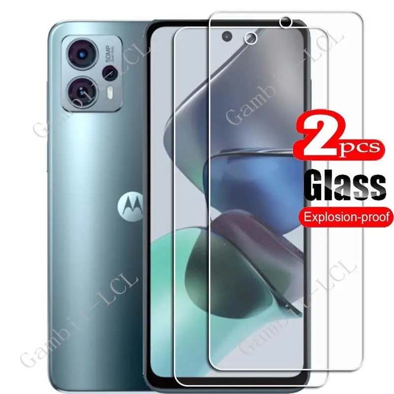 Para Motorola Moto G23 G13 Protector de vidrio templado en MotoG23 MotoG13 Protector de pantalla de 6,5 pulgadas película de cubierta de teléfono inteligente