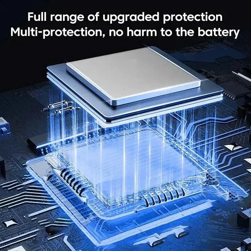 Xiaomi 65W GaN cargador rápido PD USB 2 en 1 cargador 2 puertos cargador de viaje de carga rápida enchufe UE/EE. UU./Reino Unido para Samsung Huawei Xiaomi - imagen 5