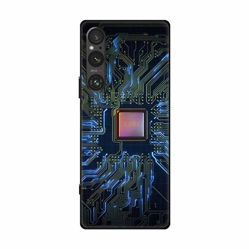 Para Sony Xperia 1 V funda a prueba de golpes de silicona suave TPU contraportada para Sony Xperia 1 V fundas de teléfono Xperia1v 1V 2023 lindo dibujo animado - imagen 5