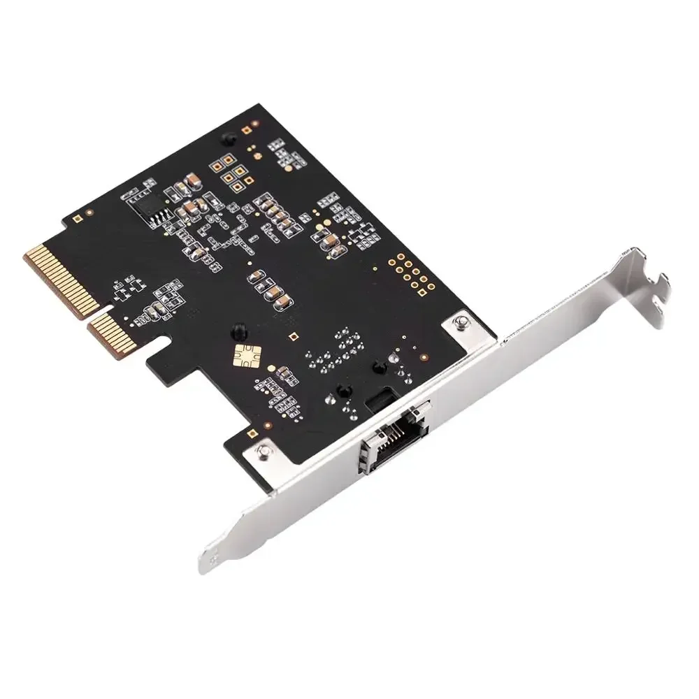 Tarjeta adaptadora de red Lan IOCREST Pcie x4 a puerto único 10 Gbase Ethernet Gigabit Nic Pci Express 10G/2,5G/1000M/100/10M RJ45 - imagen 4
