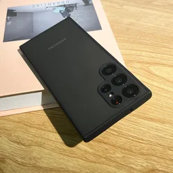 Funda de lujo Aromr a prueba de golpes para Samsung Galaxy S24 S21 S22 S23 Plus S20 S21 FE S24 Ultra 5G, funda protectora con sensación de piel