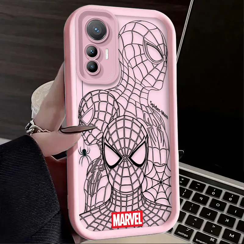 Funda Hero Iron Spider Man para Xiaomi Poco X7 X6 X5 X3 NFC F7 F6 F5 F3 M7 M6 Pro 4G 5G Mi 12 11 Lite NE 5G 13T 12T 11T 14T Pro - imagen 3