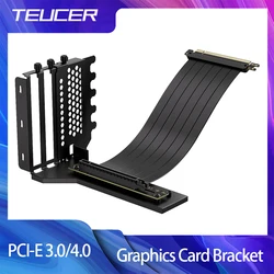 TEUCER Soporte vertical tarjeta gráfica PCIe para montaje GPU