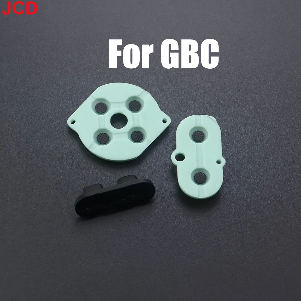JCD 1 Juego de botones conductores de goma para Game Boy Classic GB GBA GBC GBP GBA SP GBM teclado con almohadilla de silicona A-B botón D-pad - imagen 5