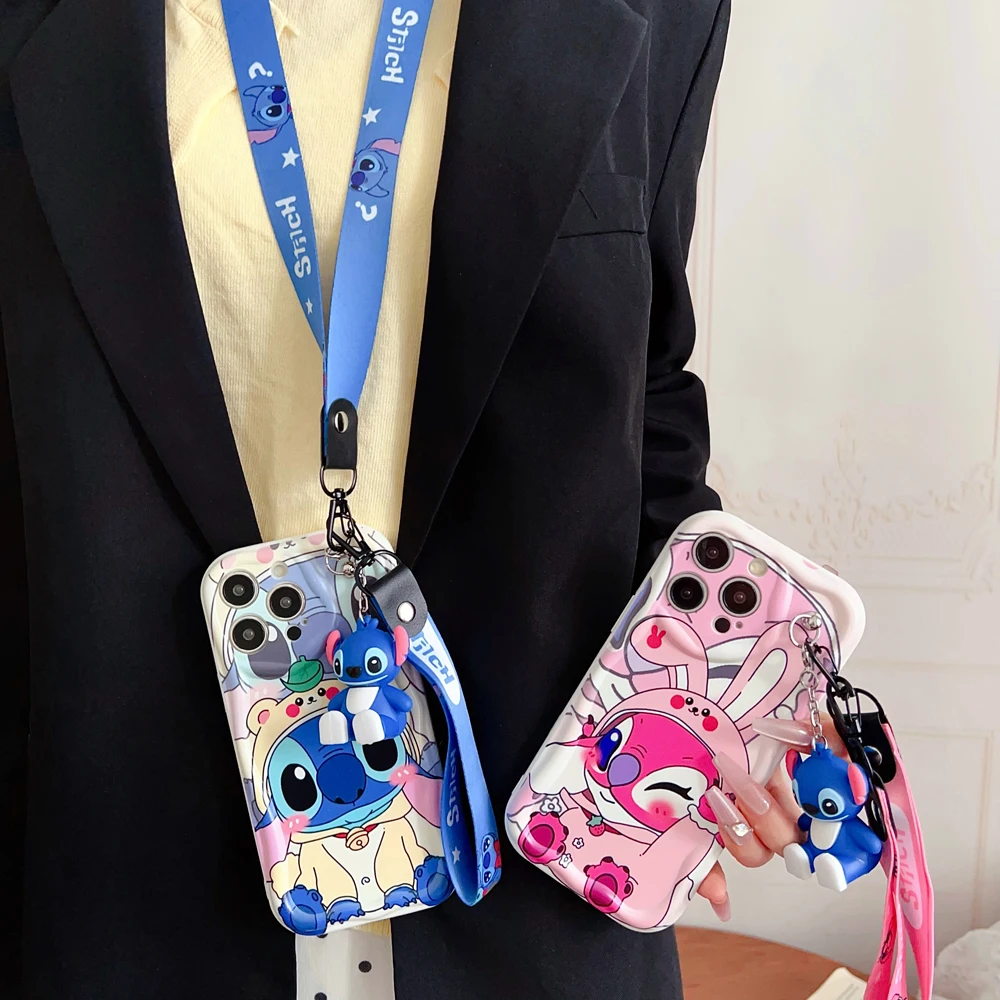 Disfraz de punto para Samsung Galaxy A25 A35 A55 A06 A16 A26 A36 A56 Wave Case con cuerda de soporte