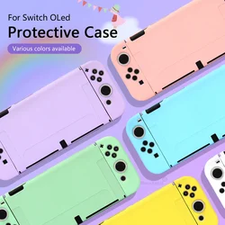 9 colores para Nintendo Switch OLED accesorios carcasa protectora NS consola de juegos TPU todo incluido funda protectora suave bolsa