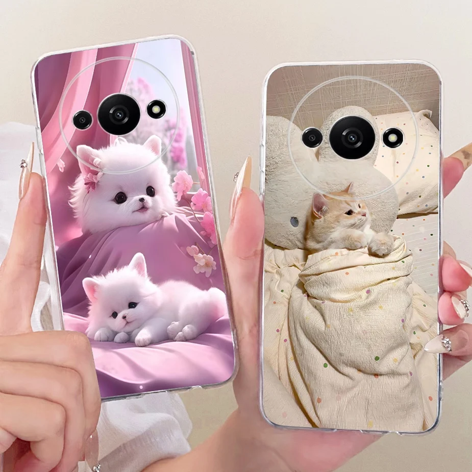 Para Xiaomi Redmi A3 A3x A4 funda Cool Dragon moda cubierta pintada suave funda de teléfono delgada para Redmi A3 Pro A4 RedmiA3 RedmiA4 Shell - imagen 2