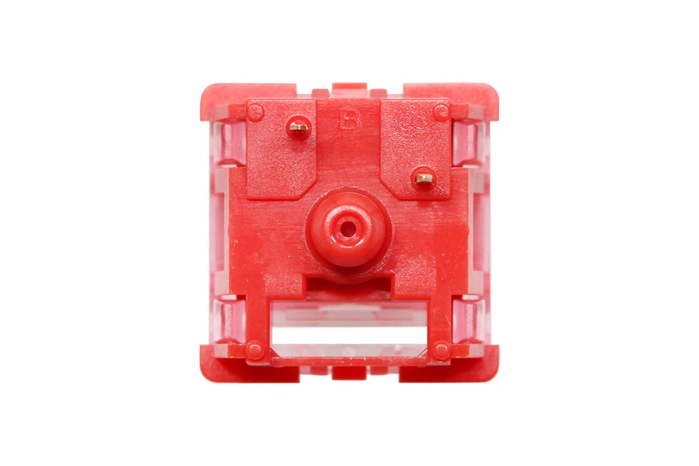 CIY-Interruptor de vástago lineal rojo para teclado mecánico, dispositivo mx de 45g, de fábrica, Lubed PC, nailon POK, 50m - imagen 5