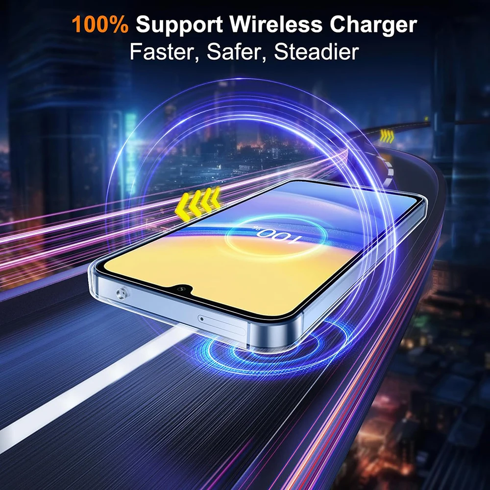 Funda de silicona TPU transparente de lujo para Samsung Galaxy A04S A14 A24 A34 A54 A04 A05 A05S A15 A25 A35 A55 A06 A16 A26 A36 A56 A07 A17 - imagen 4