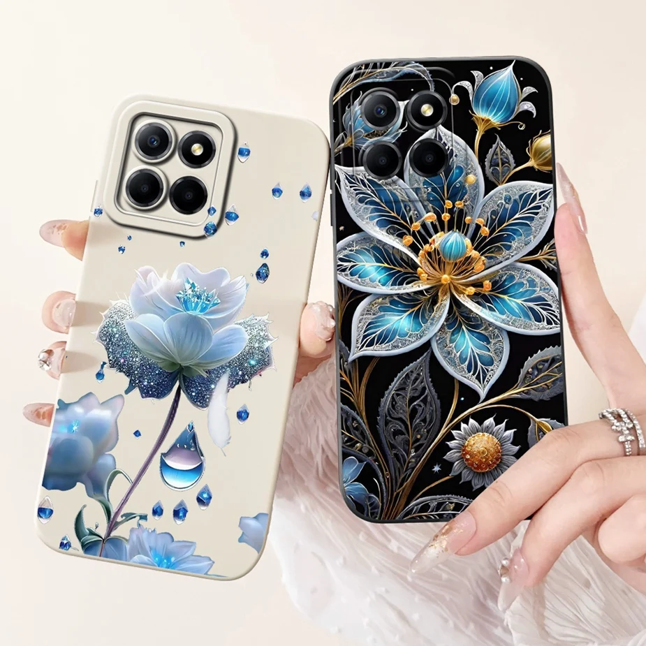 Para Honor X6 X6a X6b funda Honor 70 Lite funda de teléfono pintada de caramelo de lujo para Honor X6a X 6 b HonorX6 HonorX6a HonorX6b funda suave - imagen 3